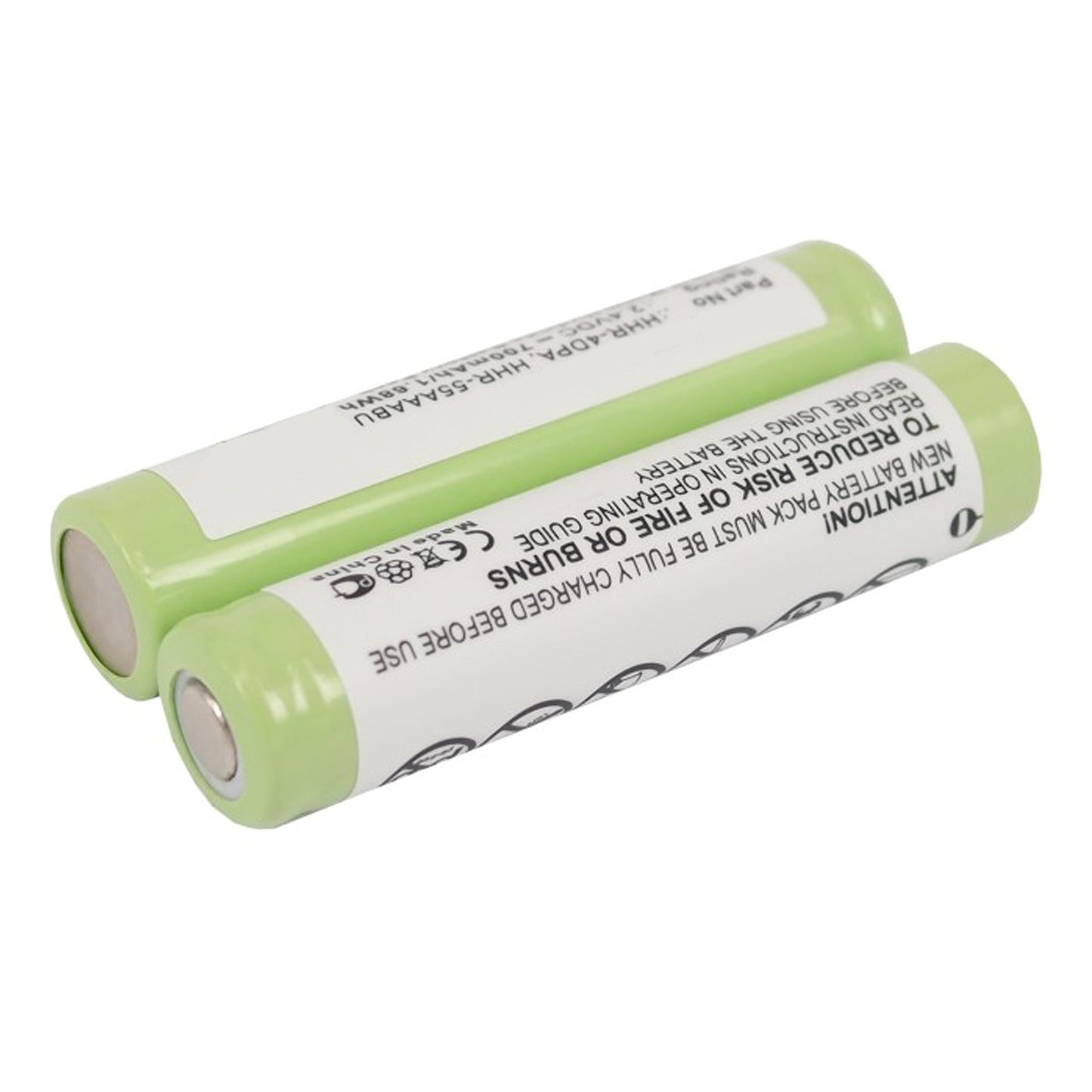 Compatible Cordless Phone Battery, Works with Panasonic KX-TGA820B Cordless Phone, (Ni-MH, 2.4V, 750 mAh) Ultra Hi-Capacity Battery