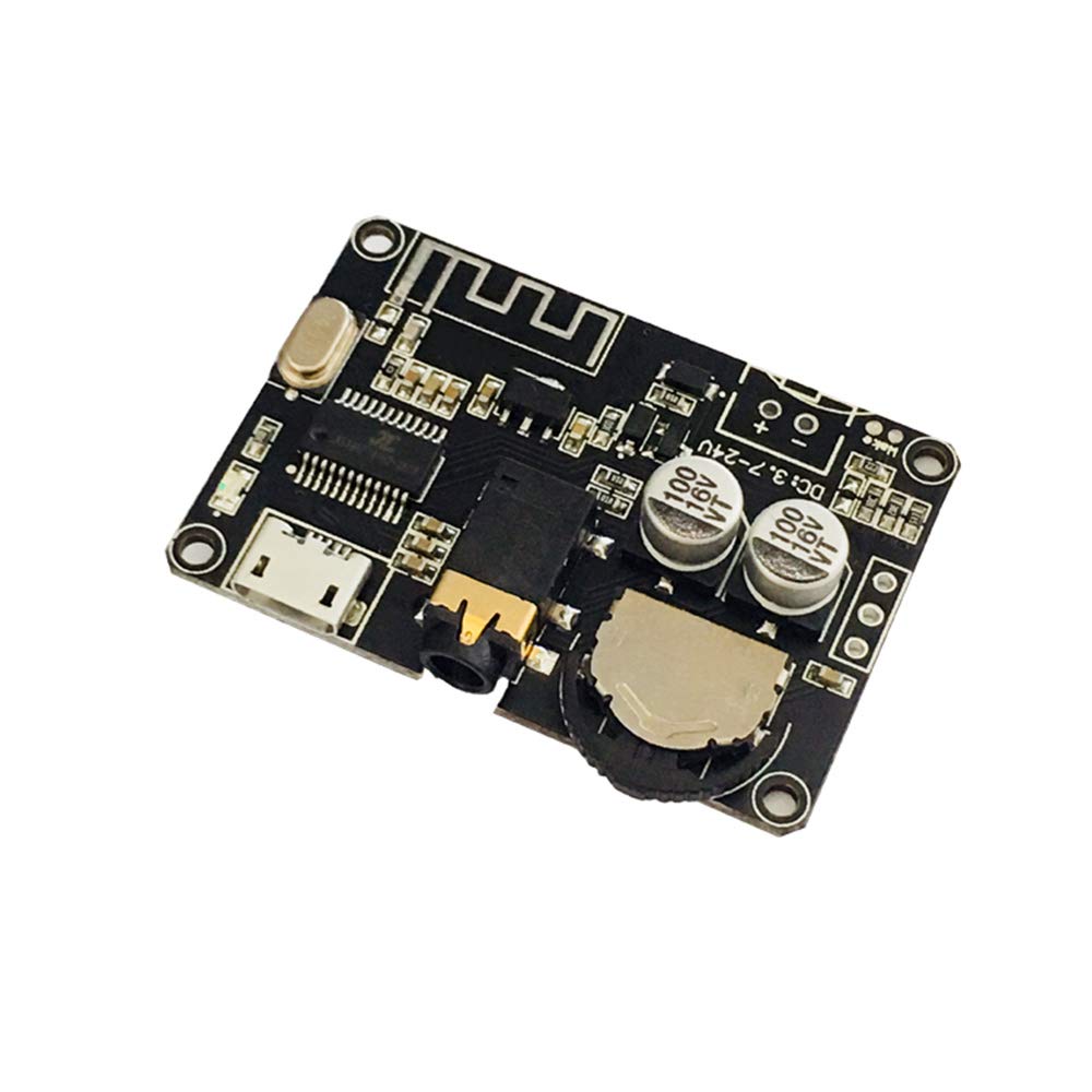 Taidacent DIY Bluetooth 5.0 Audio Receiver Module MP3 Decoder Board Car Wireless Music Receiver Headset Speaker Audio Amplifier Board Modification 3.5
