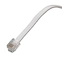 AmerTac - Zenith TL1025W TL1025W 25 FT 6 Wire Line Cord, White Landline Telephone Accessory