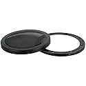 5-1/4-Inch Diameter 2-Pc Mesh Speaker Grill - Black