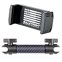 Bulletpoint Dash Mount Cell Phone Holder with 7cm Carbon Fiber + Kevlar Mounting Arm Compatible with iPhone and Android Smartphones - Fits 20mm (0.787