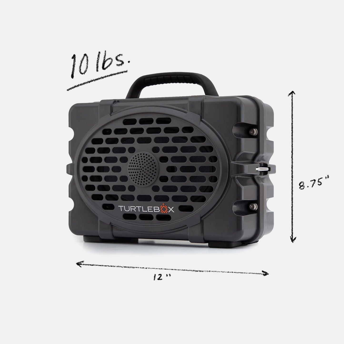 Turtlebox Original Gen 3: Portable Outdoor Bluetooth Speaker - Ultra-Loud (120dB), Waterproof (IP67), Rugged, Impact-Resistant, 3-Day Battery | Party