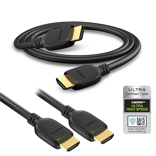 BRENDAZ 8K HDMI to HDMI Cable 2.1, 48Gbps Ultra High-Speed HDMI Cord Compatible with PlayStation 5 4 3, TV, Monitor, BDP-S3700, BDP-S1700, BDP-S6700