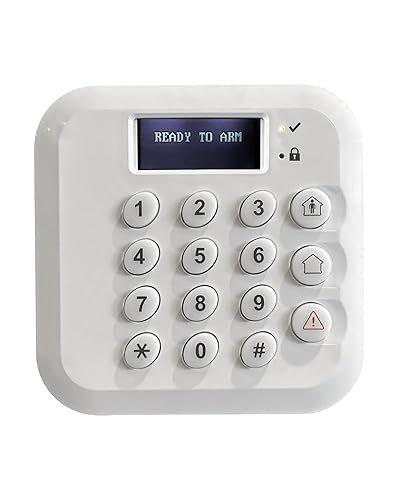 UNO5500 Graphic LCD Security Keypad for The UNO IP Alarm System. Full Message Display, Bus Connected, Zone Input