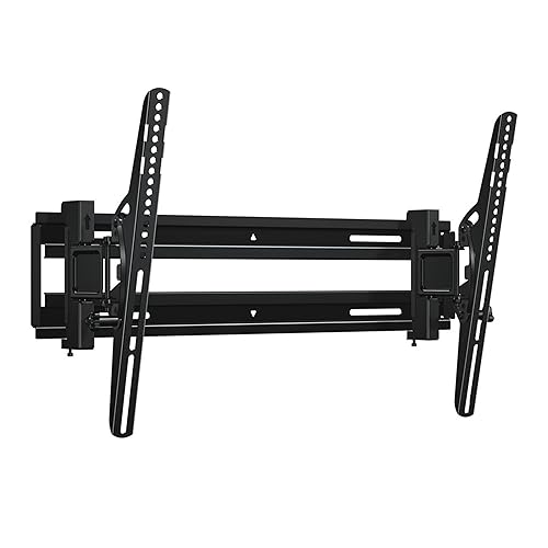 SANUS VuePoint Tilting TV Wall Mount for 32" to 70" Screens up to 80lbs - 5.02" Extension for 12 deg Max Tilt on Large TVs to Reduce Glare, Access