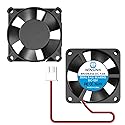 WINSINN 30mm Fan 12V, 3D Printer Micro 12 Volt Fans 3010 Dual Ball Bearing, Brushless Cooling 30mmx10mm 2PIN (Pack of 2Pcs)