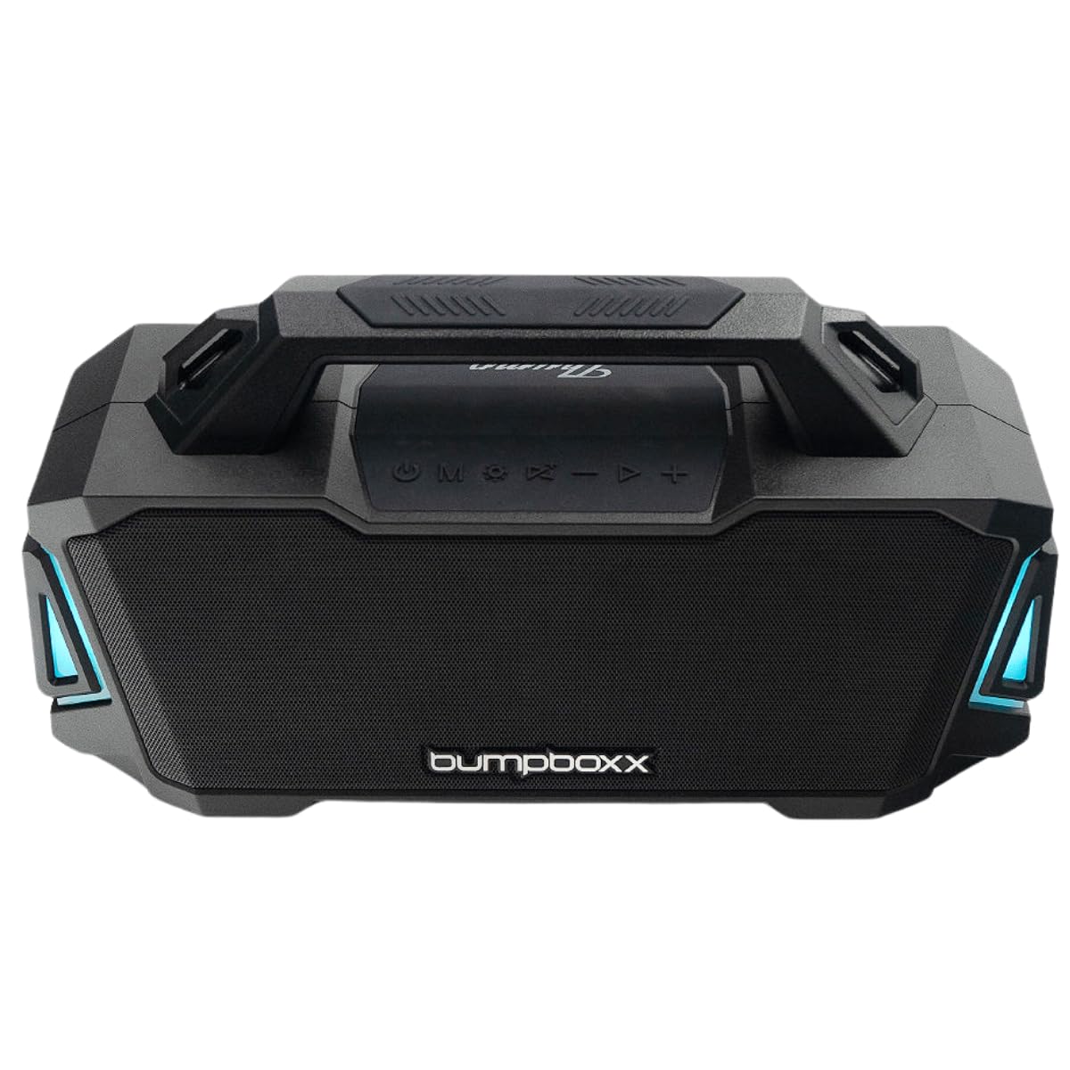 Bumpboxx Bluetooth Retro Boombox Thump, Up to 32-hour Play Time, Rechargeable Battery, TWS Pairing, IPX6 Water Resistant Boombox with Powerful Bass