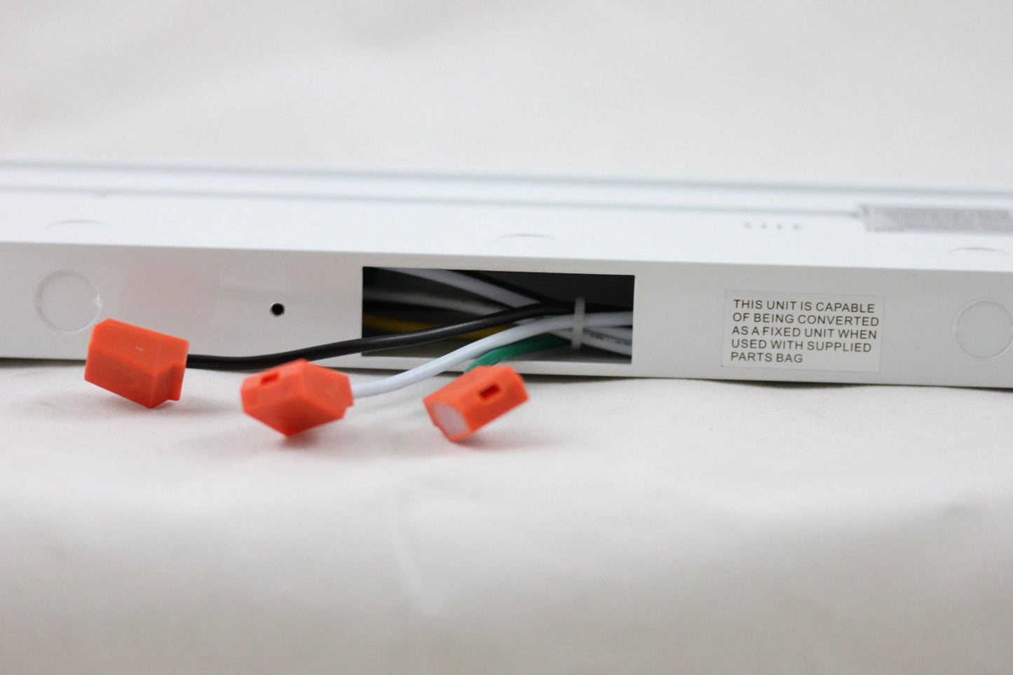 H. Bowes 9" White 120v 90+ CRI Color Select 3000K, 4000K, 5000K - Under Cabinet LED 220 Lumen Light Hard Wire Linkable with Knock Outs Contractor