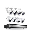 ZOSI H.265+ 1080p 16 Channel Security Camera System, 16 Channel DVR Recorder and 8 x 1080p Weatherproof Surveillance CCTV Bullet Dome Camera Outdoor