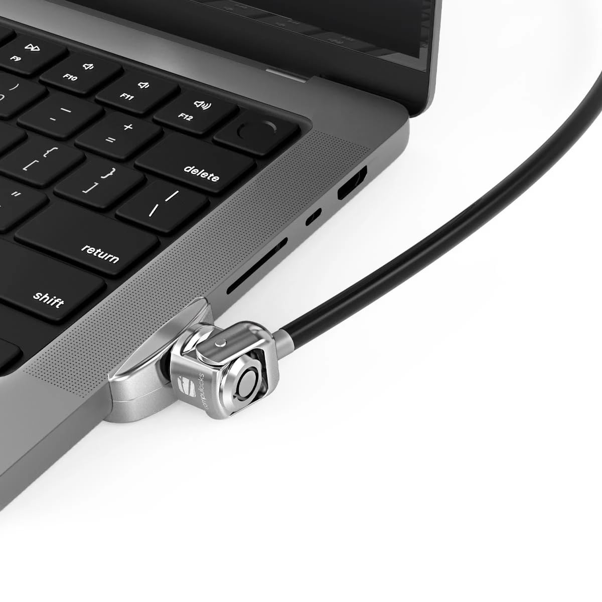 Compulocks Ledge Adapter for MacBook Pro 14-inch (M1/M2/M3/M4/M5) with Keyed Cable Lock