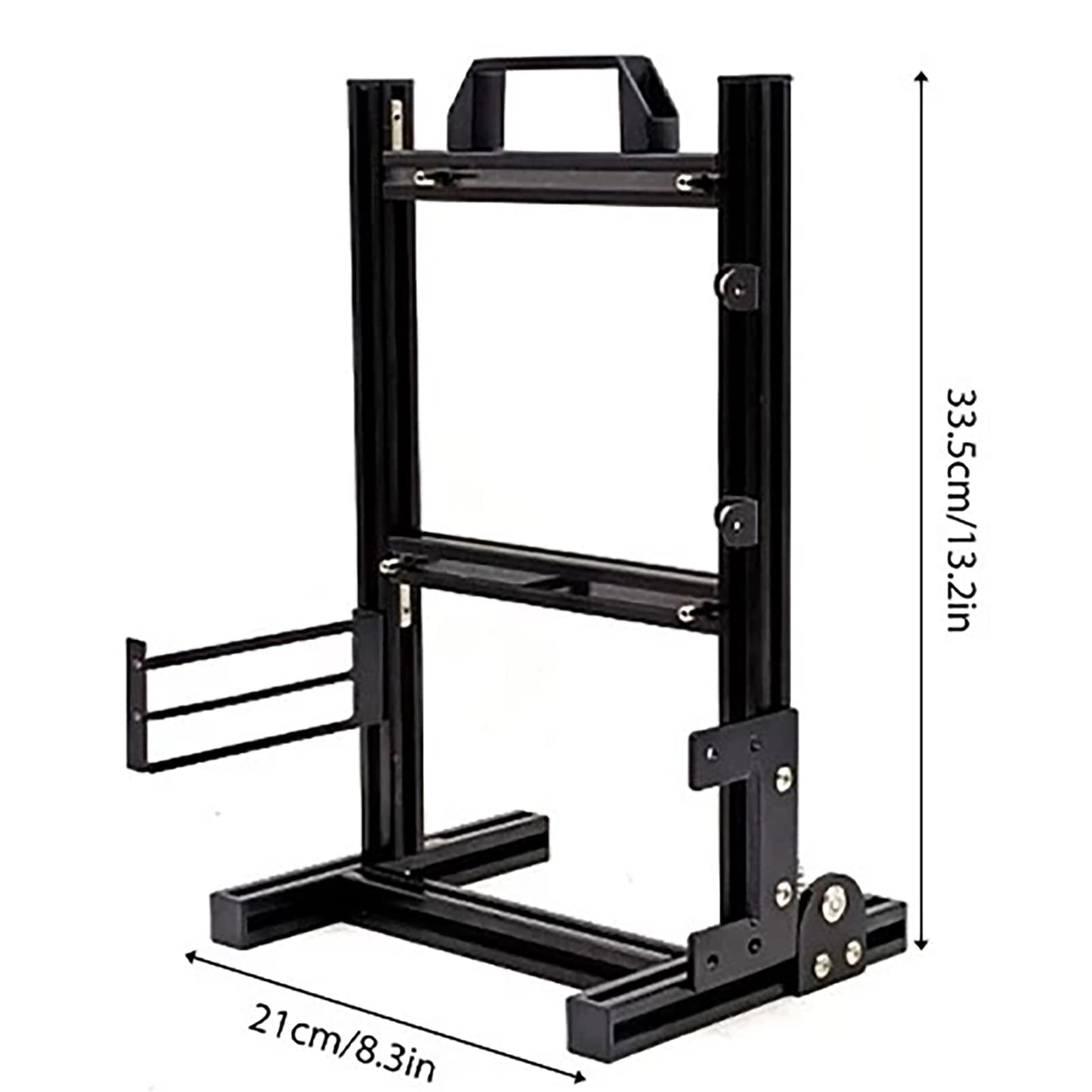 Mini ITX PC Test Bench Computer Water Cooling Open Frame Overclock Air Vertical Case Mini All Aluminum HTPC Support Graphics Card