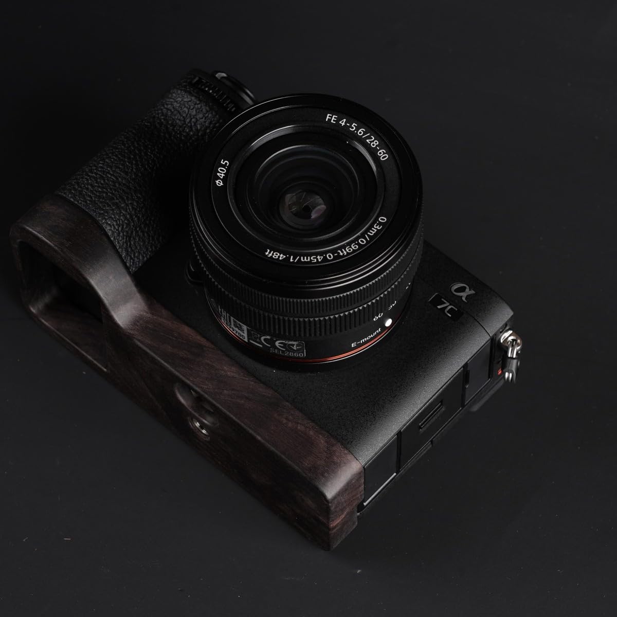 All Wood Wooden Camera Hand Grip Baseplate Base Protecter Handmade Light Weight for A7CII A7CR A7C II R