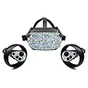 MightySkins Carbon Fiber Skin for Oculus Quest - Puppy Party | Protective, Durable Textured Carbon Fiber Finish | Easy to Apply, Remove, and Change