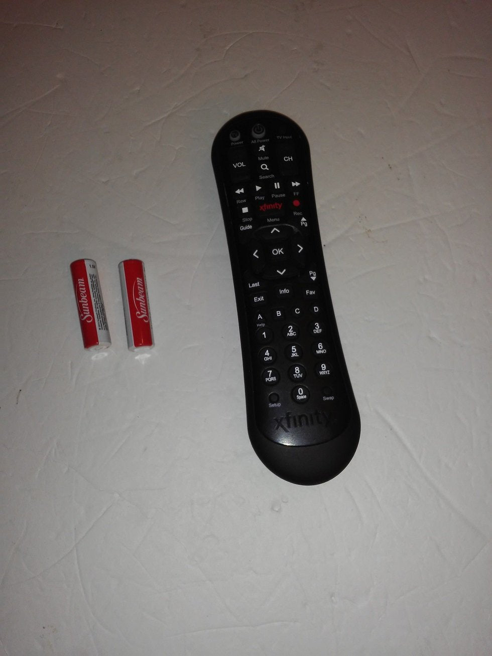 Xfinity Comcast XR2 v3-R TV Cable Remote Control, Battery Included, Black