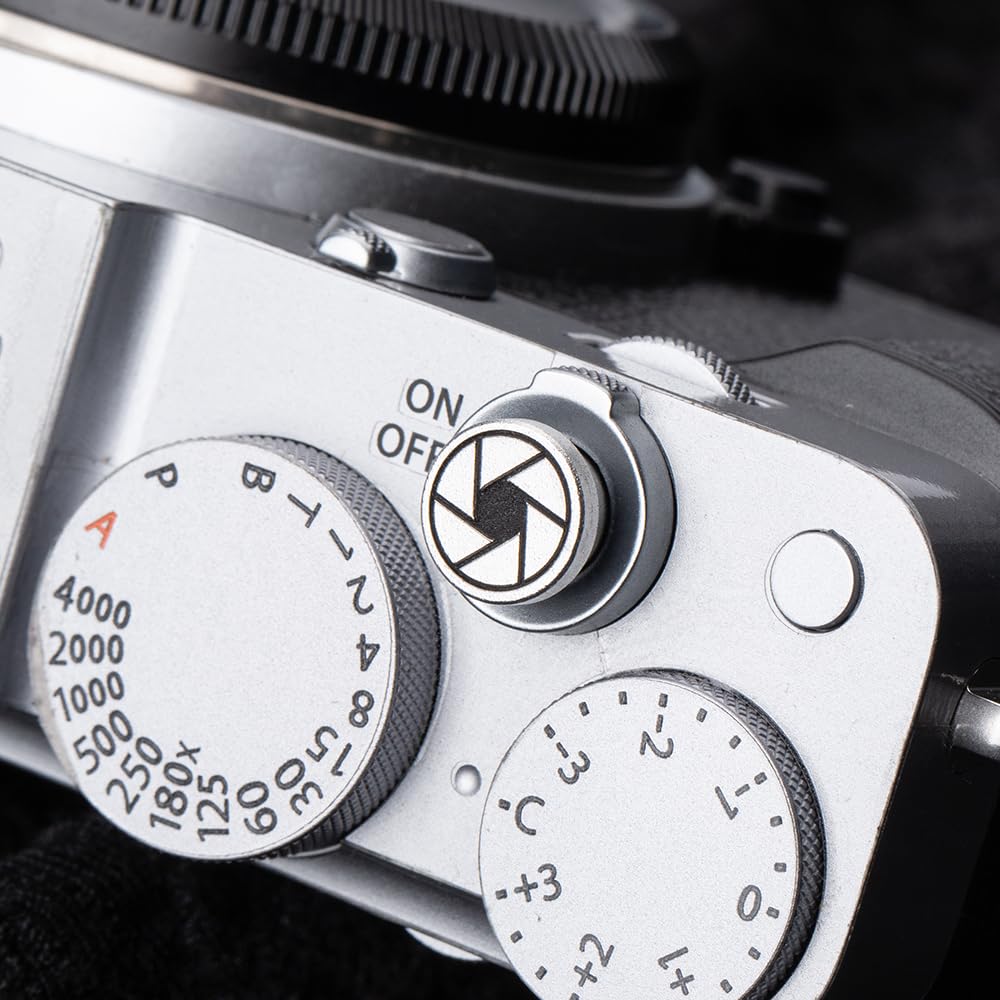 DBZZ Camera Shutter Button for Fujifilm x-t50 x-t30 xt200 xt100 xpro2 xpro3 xe4 xa7 for Nikon f3 f3ma for Olympus (3 Color Set)