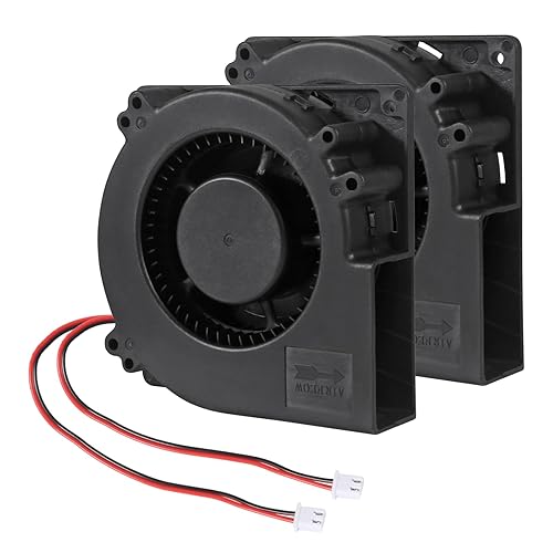 2 Pcs 120mm x 32mm DC 12V Dual Ball Bearing 12032 2Pin DC Radiator Brushless Cooling Fan Big Cooler 12cm/4.72inch Blower Fan 120mm x120mm x 32mm