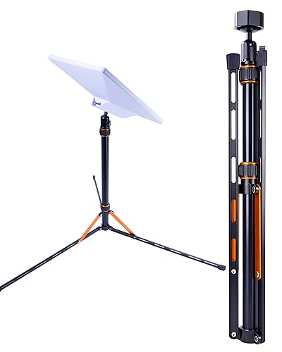 Starlink Mini Tripod, Suitable for Starlink Mini, Aluminum Alloy, 360° Swivel Head, Star Link Mini Tripod Stand with Adapter