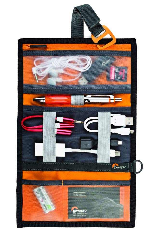 Lowepro GearUp Wrap: Compact Travel Organizer for Phone Cables, Adapters, USB Memory Sticks and Small Devices