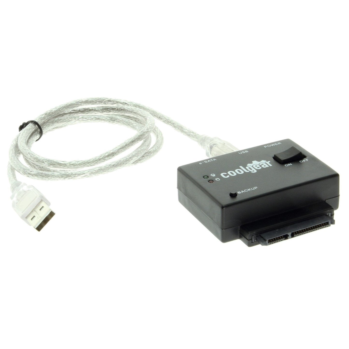 Coolgear USB 2.0 and eSATA Adapter for SATA I and SATA II Hard Drives