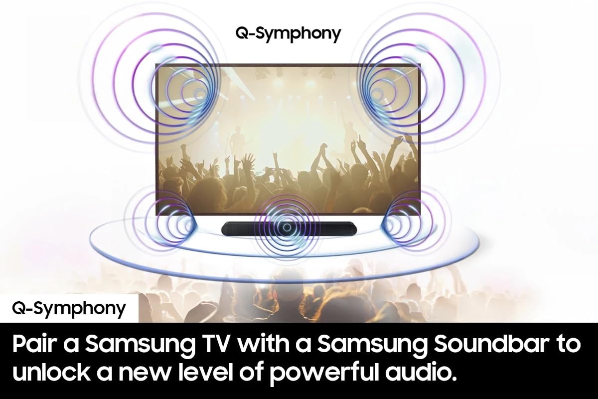 Samsung S-Series HW-400F 2.0ch with Built-in Woofer, Voice Enhance & Night Mode, Surround Sound Expansion, Adaptive Sound, Movie & Gaming