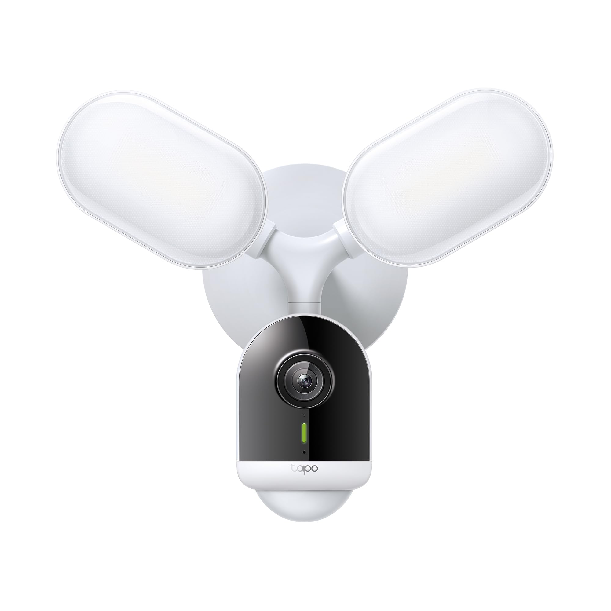 Tapo 2K+ Outdoor Wired Floodlight Security Camera - 2800 Lm Dimmable, Motion Activated, Person & Vehicle Detection, 24/7 Recording, Subscription-Free