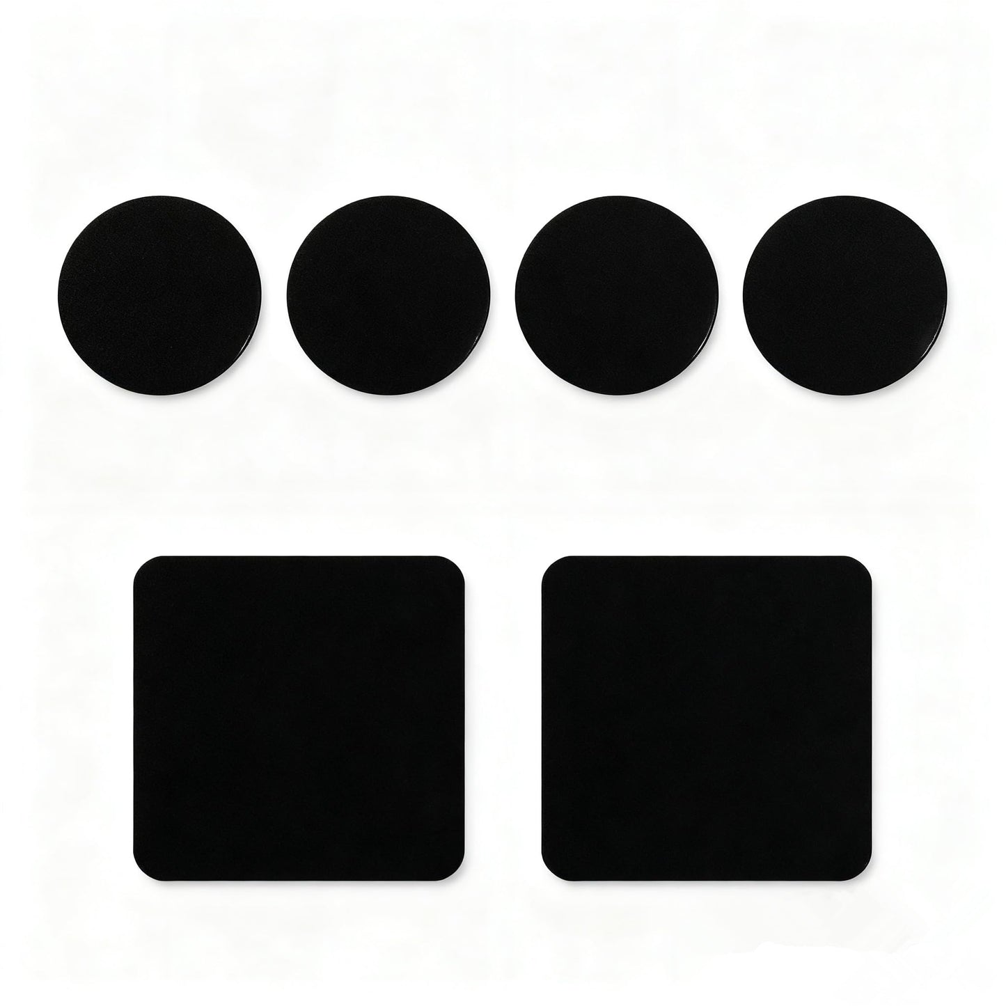 3.15" Double Sided Tape Black Car Mount Dashboard Pad Two Sided Adhesive Suction Cup Mounting Disk Sticky Tack No Traces For Windshield,Dash GPS,Cam