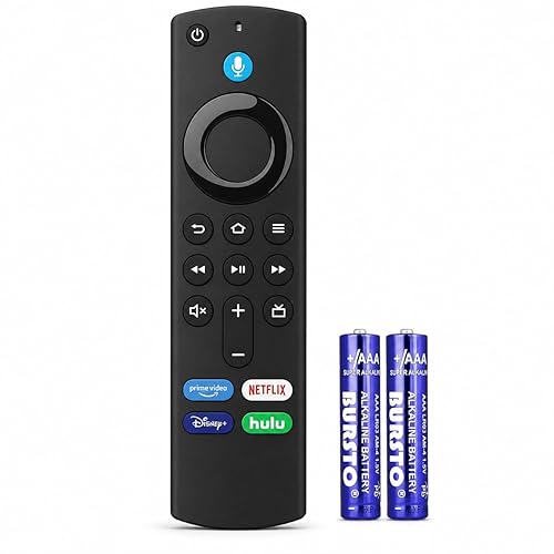 Upgrade Voice Remote Replacement Stick TV 3rd Gen L5B83G, Compatible for 2nd/ 3rd Gen Smart TVs Stick, Fit for TVs Cube 1st Gen/Later, Stick Lite/4K