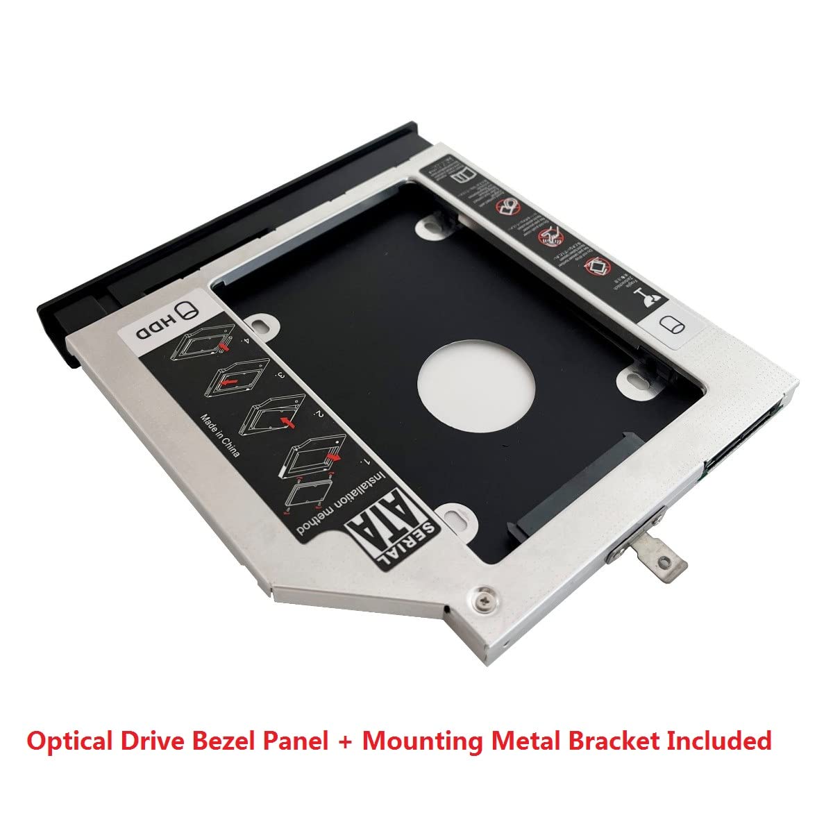 2nd HDD SSD Hard Drive Optical Bay Frame Caddy Frame Tray for Lenovo ThinkPad E570c E570 E575 only