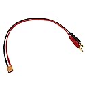 XT30 16AWG to Banana Plug Connector Battery Charge Cable Lead Compatible with RC Chargers