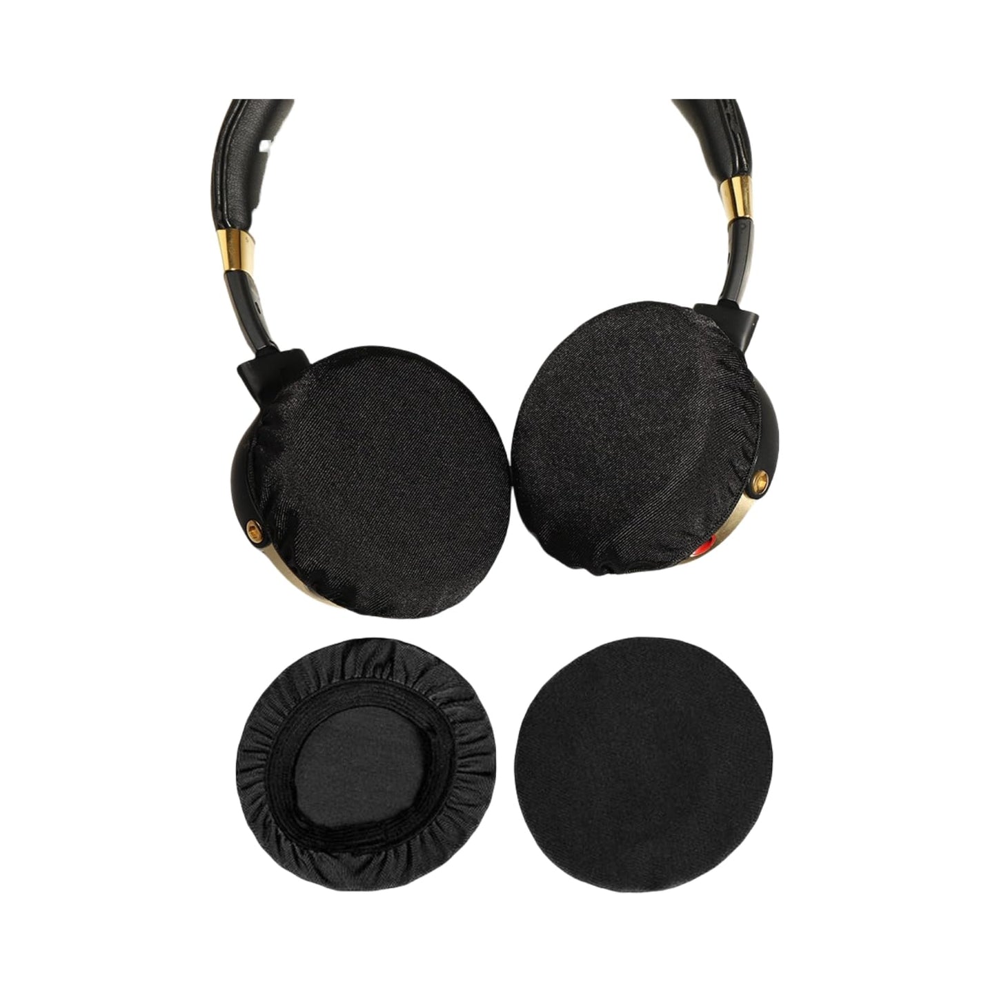 HAOQUOOU 2 Pairs Headphone Earpad Covers?Replacement Earpads Cushions? Headphone Sweat Covers Washable and Stretchable Ear Pads Protectors for Gym
