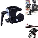 iShoot Super Strong Universal Metal Photo Photography Camera Crab Clamp Holder for 5cm Round Tubes Tripod Light Stand Boom & 3cm Square Tube Desk