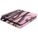 MightySkins Skin Compatible with Sony PS4 Slim Console - Pink Tree Camo | Protective, Durable, and Unique Vinyl Decal wrap Cover | Easy to Apply