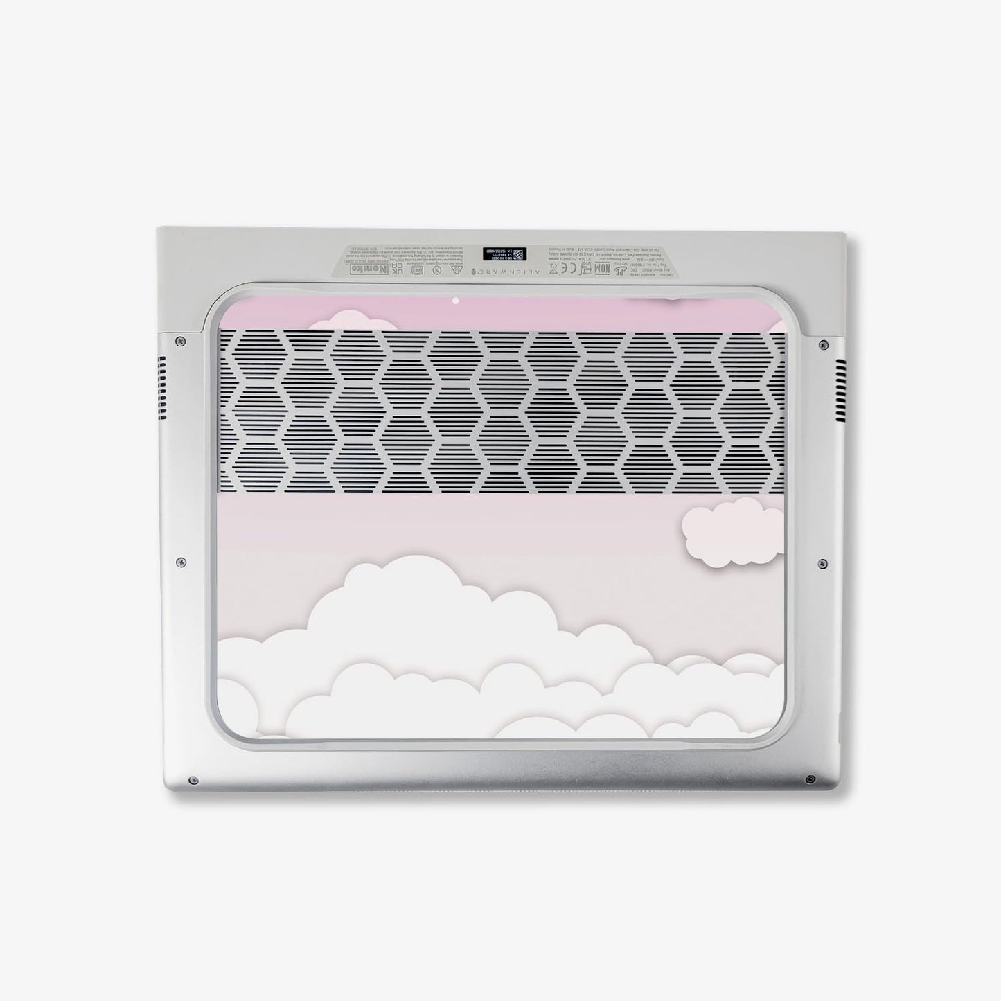 MightySkins Skin Compatible with Alienware X14 R2 (2023) Full Wrap Kit - Baby Clouds | Protective, Durable, and Unique Vinyl Decal wrap Cover | Easy…