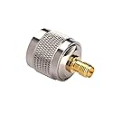 N-Type Male to RP-SMA Female RF Connector Adapter - Cable Extension Adapter Compatible with Wi-Fi Routers, LoRa IoT Gateways, Wireless Hotspots