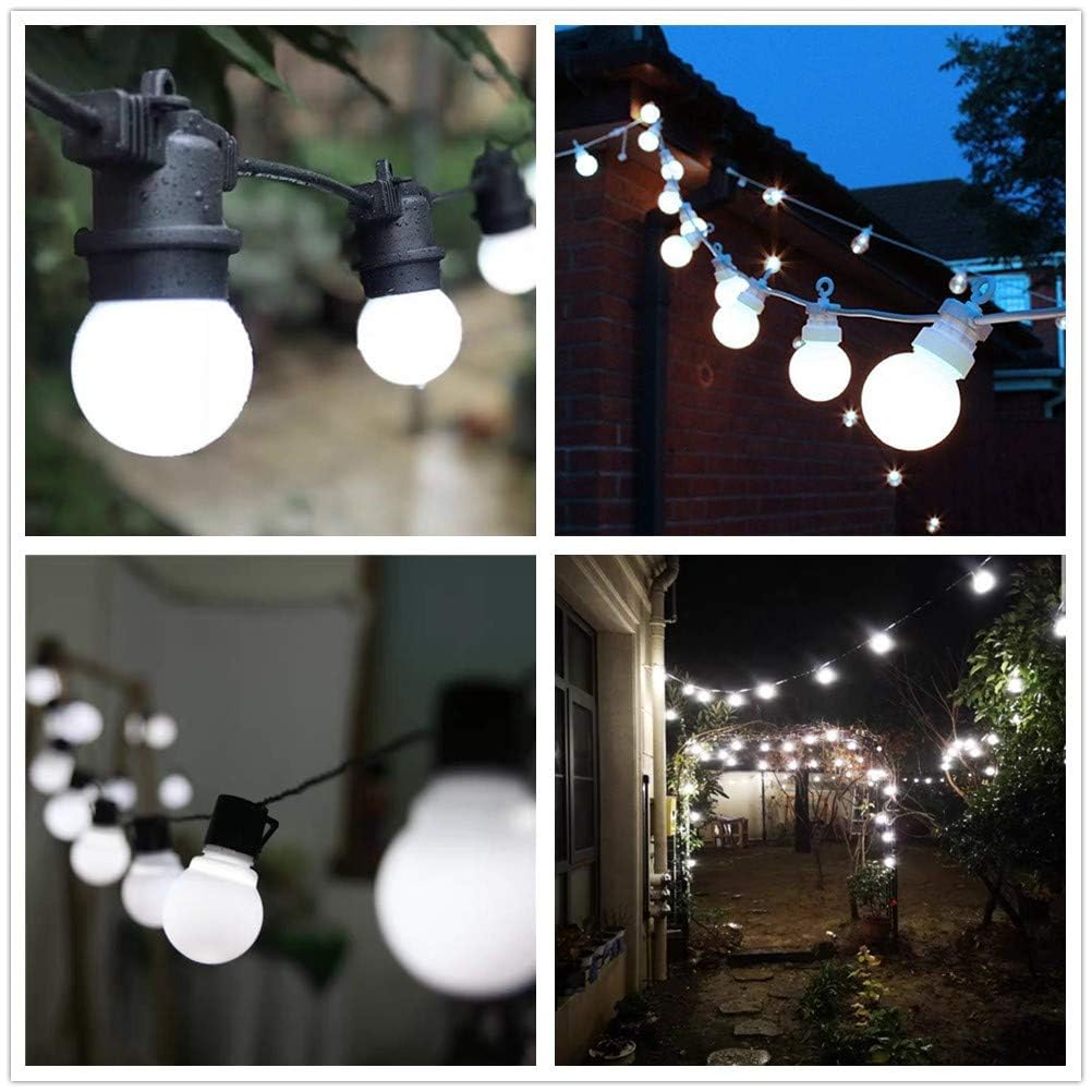 Night Light Bulb 1 Watt LED Low Watt Bulbs E26 E27 Standard Base Daylight White 6000K Not Dimmable G45 Energy Saving Light Bulbs 10W Equivalent