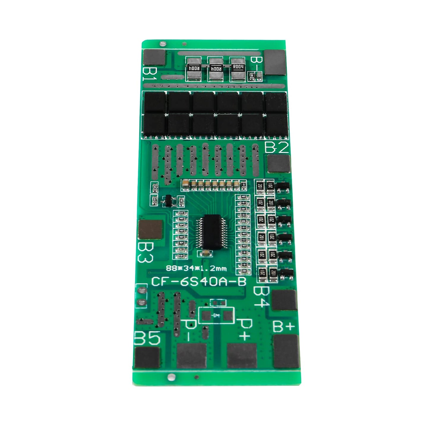 3Pcs 6S 18650 Li-Ion Lithium Battery PCB Protection Board 24V 40A Solar Lighting BMS PCB with Circuit Balanced Protection Module Cell Charging Module…