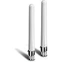 TRENDnet 4/6 dBi Surge Outdoor Dual Band Omni Antenna Kit, Replaceable Surge Protection Fuse, TEW-AO46S