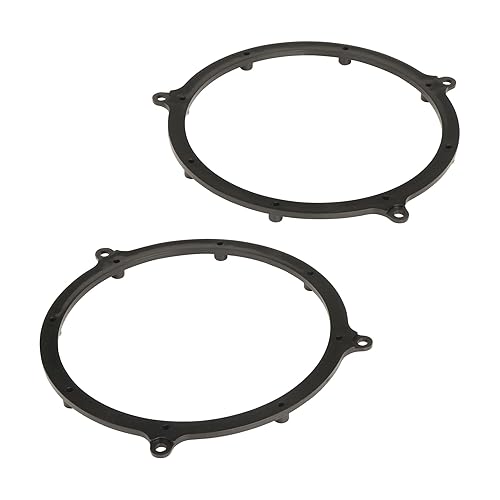 Scosche SAAI651 6.5-6.75” Speaker Adapters Compatible with Select 1996-2006 Audi Vehicles - Adapter Brackets for 6 1/2" to 6 3/4" Car Rear Speakers