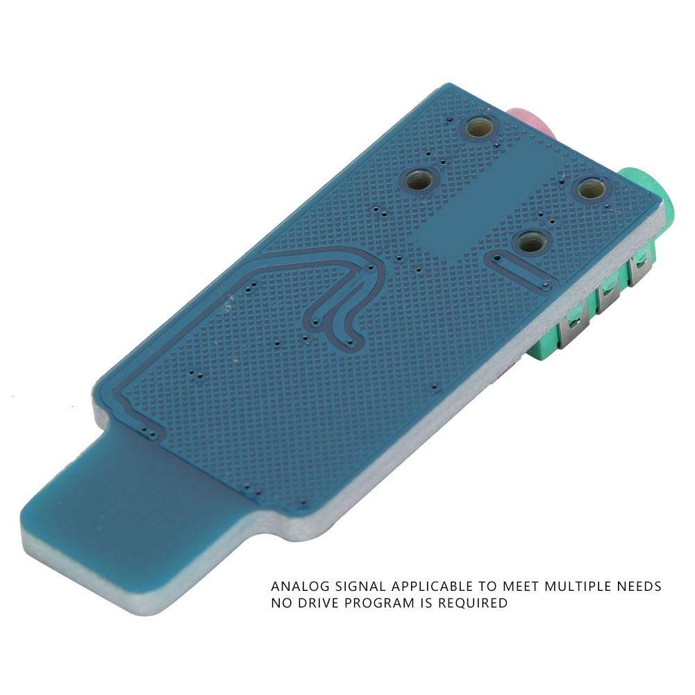 YWBL-WH External USB Audio Card Driver USB Sound Card External Audio CM108 for Computer Laptop 2000,WINXP