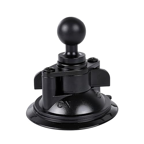 Leenconghui Suction Cup Base Mount with 25mm/1" Ball,Compatible with RAM Mounts and Other B Size Double Ball Socket Arm