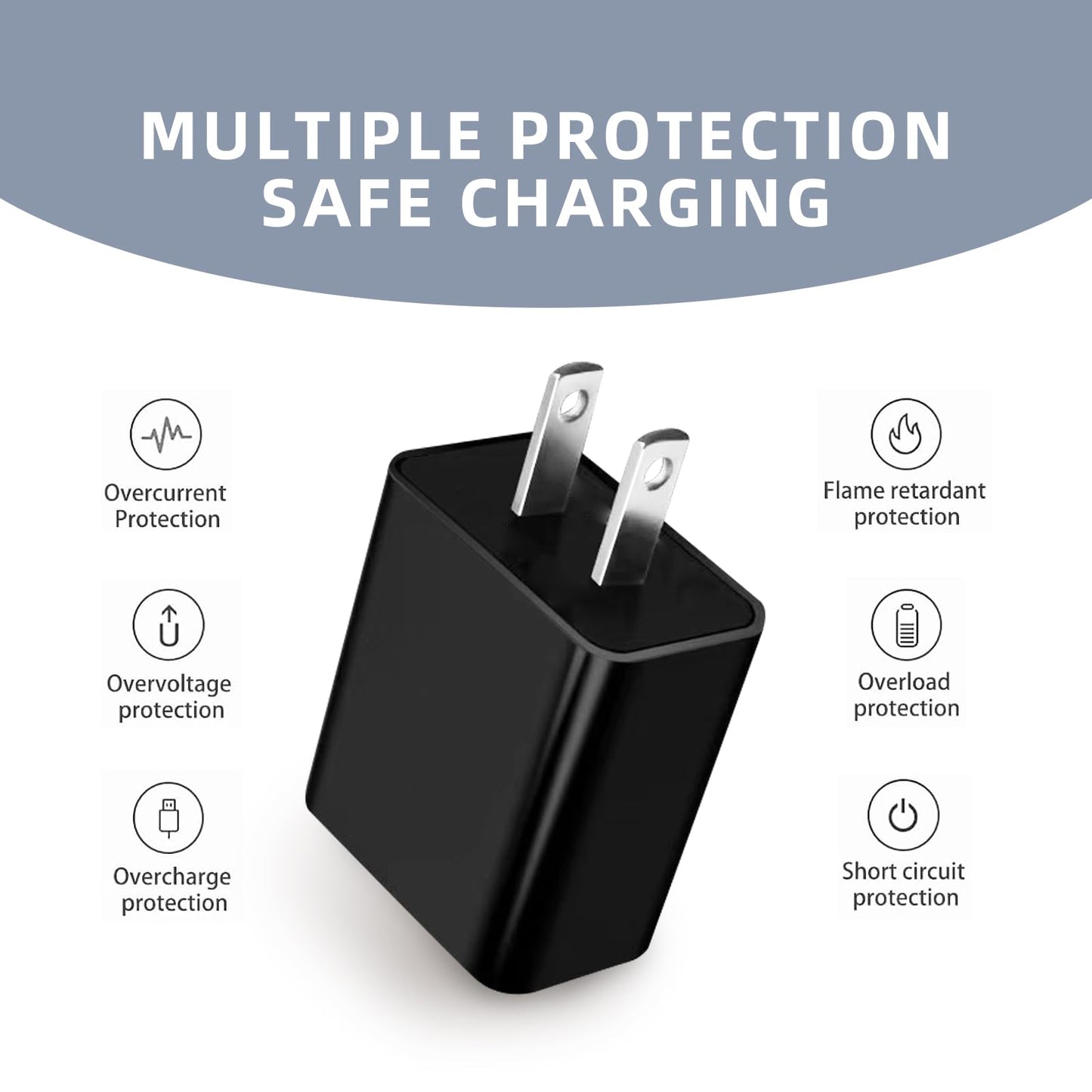 Type C&Micro USB Charging Cable for Kyocera Flip Phone DuraForce Pro 2(E6910/E6920)/Pro 3/Ultra 5G E7110,DuraXV Extreme E4810,Extreme+ E4811,DuraXE