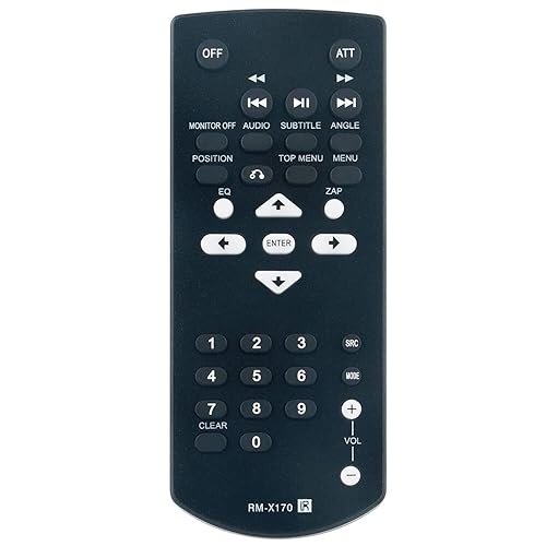 RM-X170 Replacement Remote Control Compatible with Sony Media Receiver XAV-AX8100 XAV-68BT XAV-62BT
