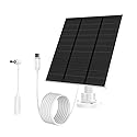 Solar Panels for Ring Camera Outdoor (New Generation) 5W 5V Solar Panel Charger with USB-C&Plug for Spotlight Cam Plus&Stick Up Cam Pro.Waterproof
