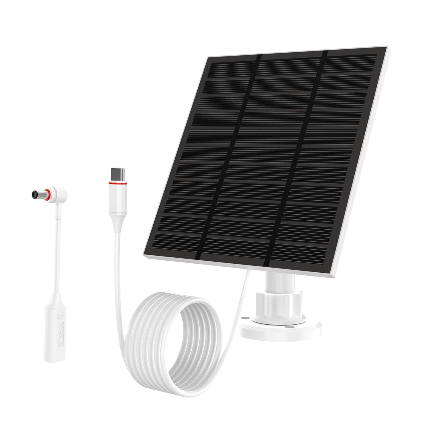 Solar Panels for Ring Camera Outdoor (New Generation) 5W 5V Solar Panel Charger with USB-C&Plug for Spotlight Cam Plus&Stick Up Cam Pro.Waterproof