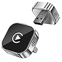 Wireless Car Adapter: Universal Converter, Type-C, PnP, 0 Delay, Req. Built-in (Silver)