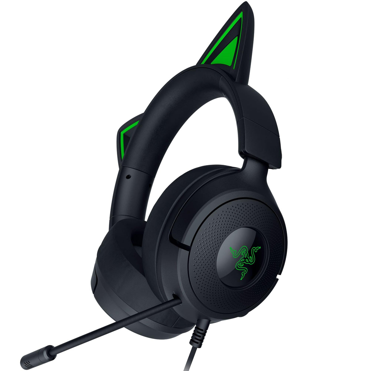 Razer Kraken Kitty V3 X Wired Gaming Headset, Kitty Ears, Black