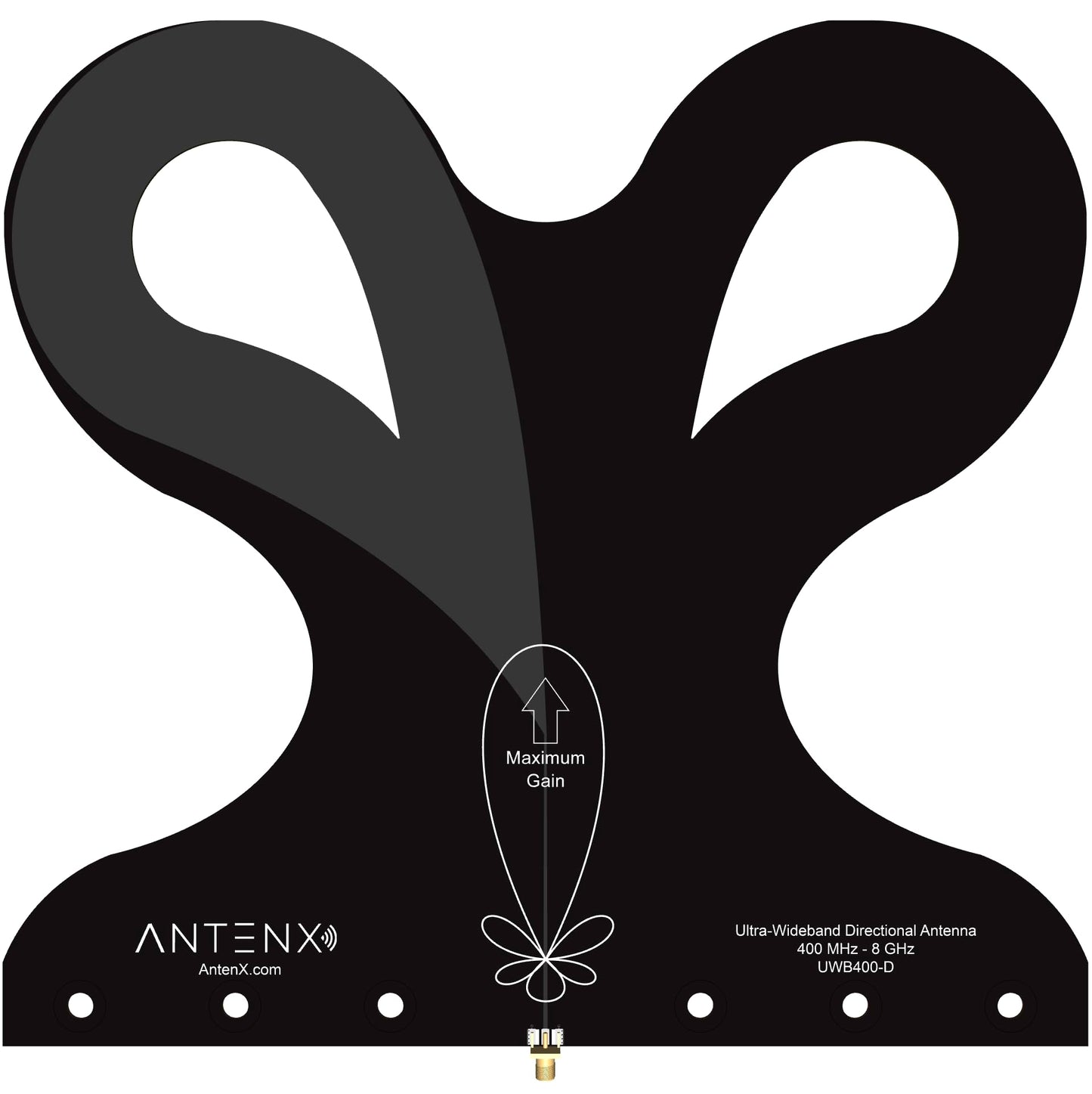 Broadband Directional Antenna (400 MHz to 8 GHz)
