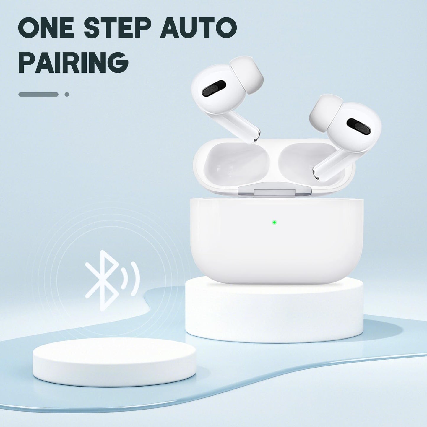 Charging Case for AirPods Pro 1st/2nd Generation, Charger Port for Airpod Pro 2nd/1st Replacement Charger Case Built-in 660 mAh Battery Support