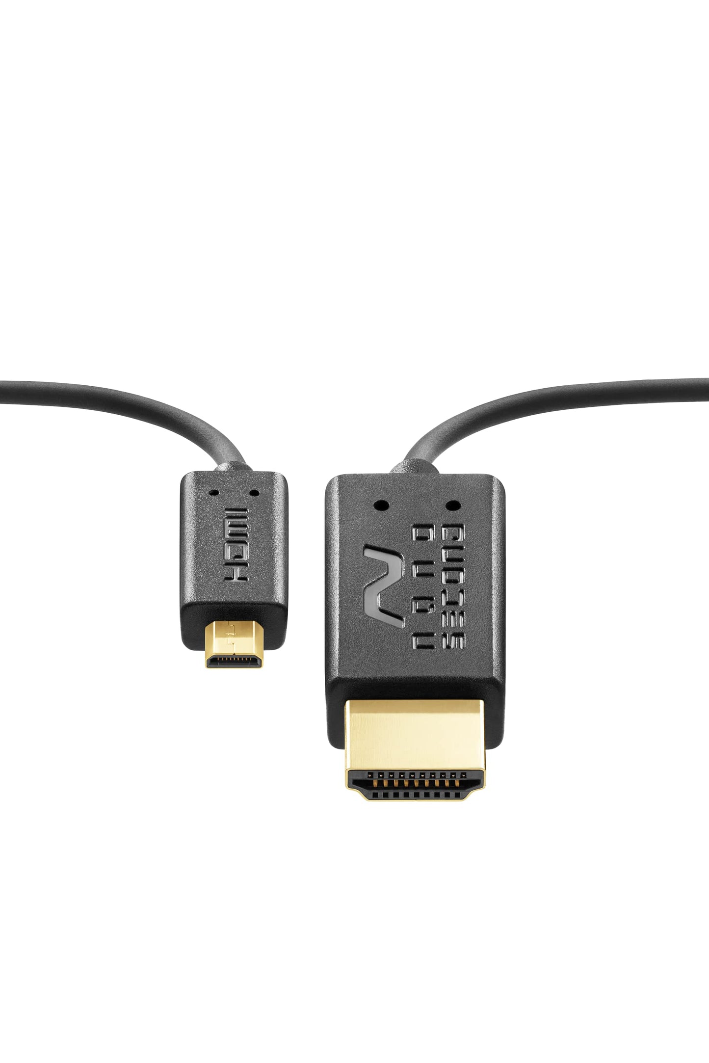 Nanosecond Extreme Slim 2.6’ Micro HDMI Cable - World’s Thinnest and Most Flexible HDMI Cable. (2.6 Ft / 0.8m) High-Speed Supports Full 1080P, 4K