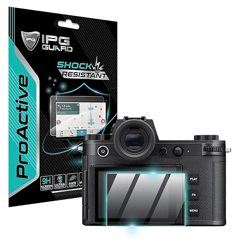 IPG ProActive for Leica SL3 Camera Display (2 Units) 9H Hardness Screen Protector Nano Ceramic Film Ultra Responsive High Clarity Smudge & Shock Proof